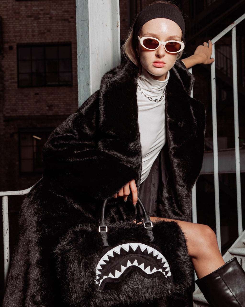 FURZILLA SHARK (NIGHT) MINI DUFFLE