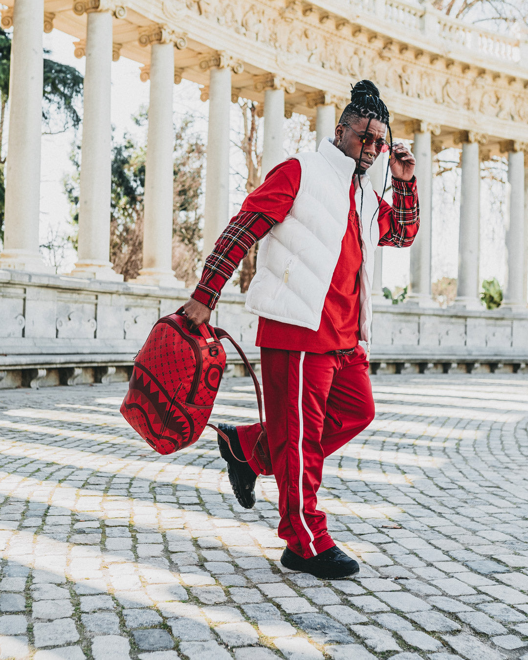 MONEY PATTERN BRICK BACKPACK (DLXV)