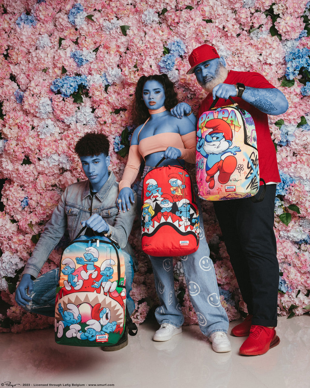 SMURFS SHARK BOUNCE BACKPACK