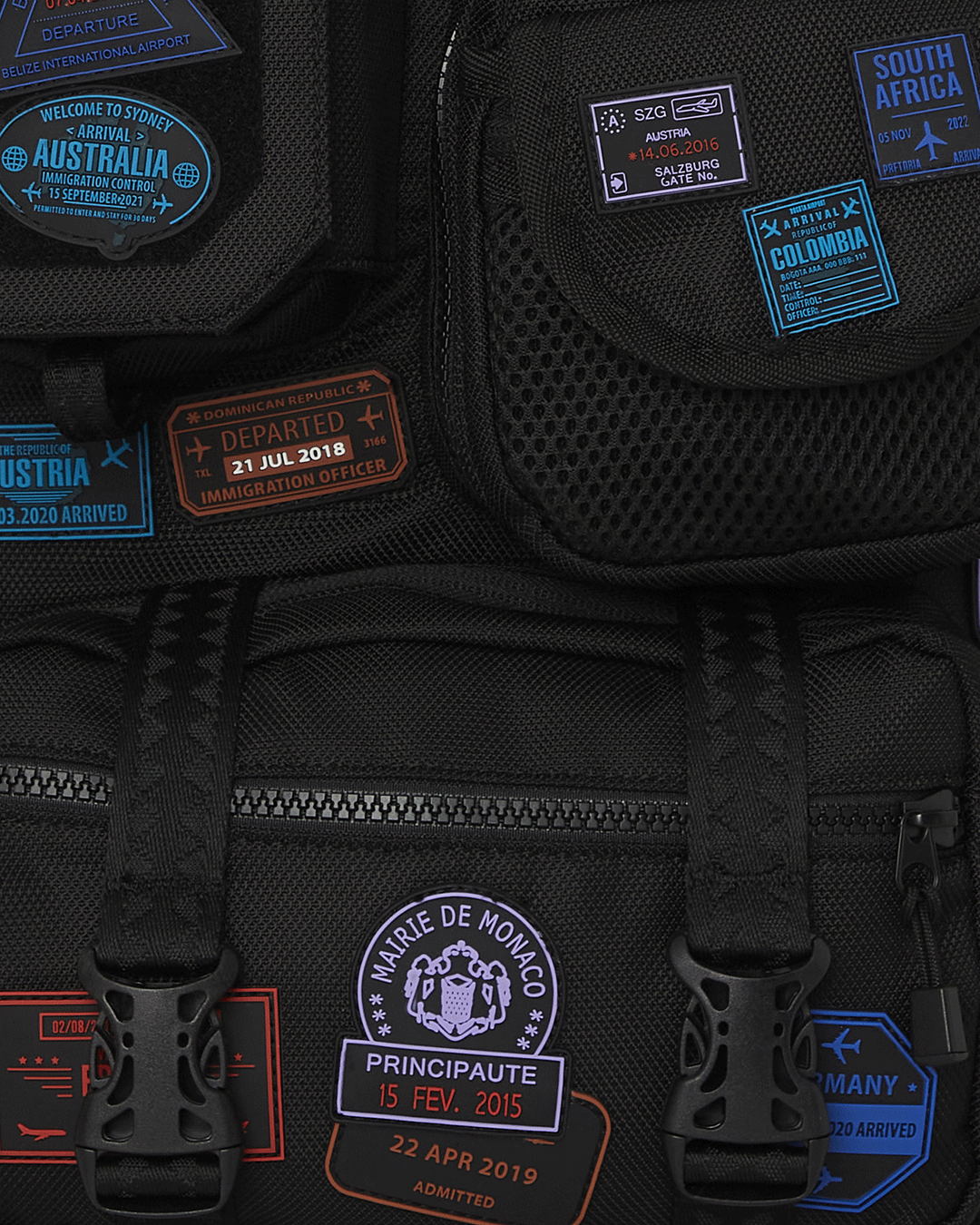 JAMES FIRST CLASS I GOT THESE STAMPS BACKPACK