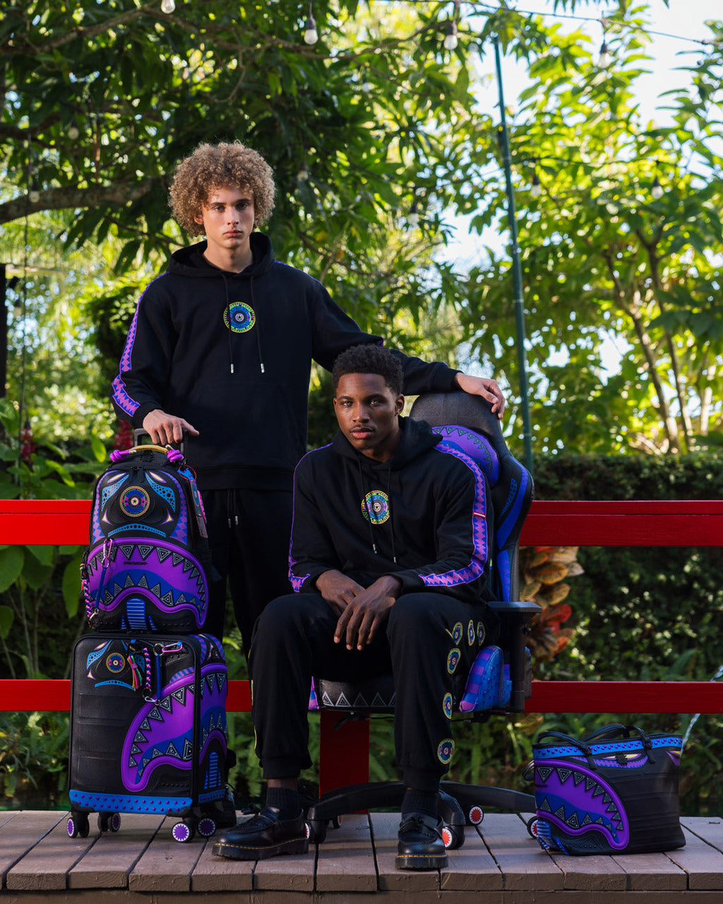 A.I. BROOKLYN & BEYOND - SANDFLOWER COLLAB IMPERIAL CARRY-ON LUGGAGE