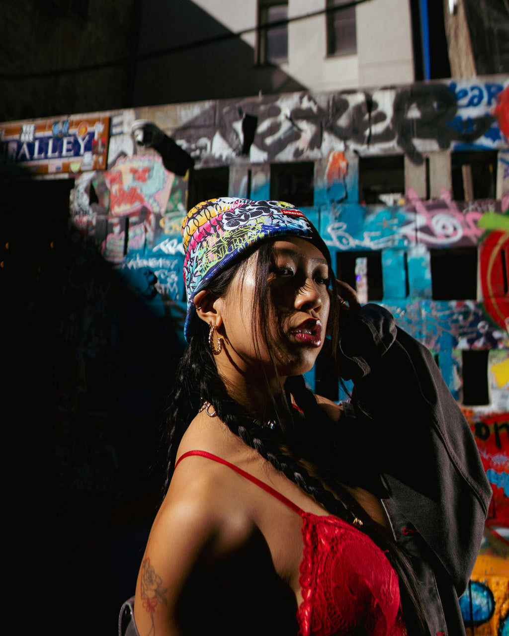 SPLIT GRAFF BEANIE