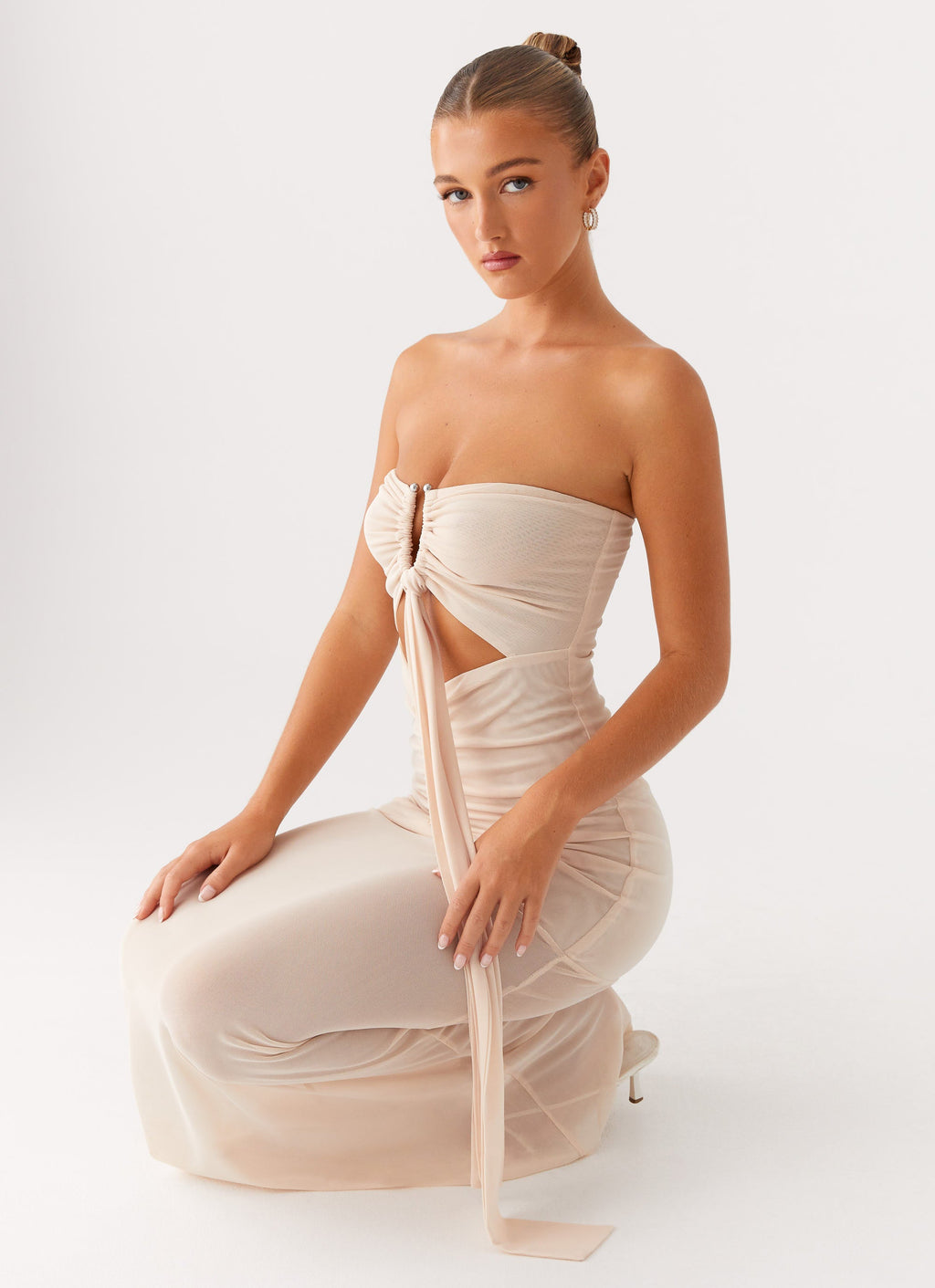 Lovie Maxi Dress - Beige