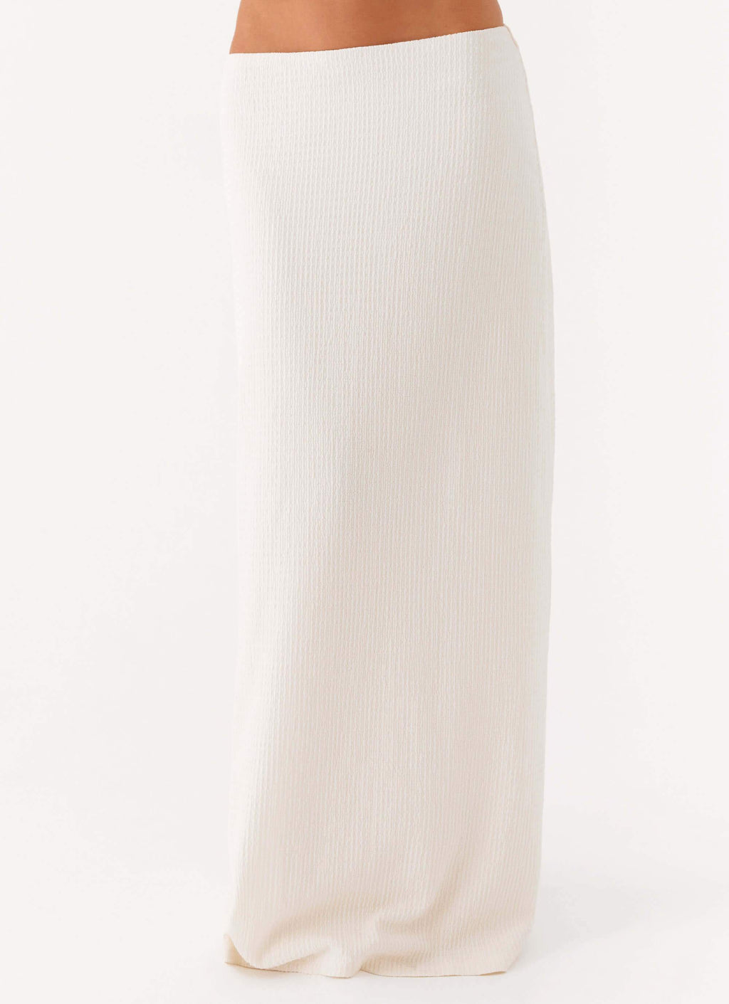 Tatum Low Rise Maxi Skirt - Ivory