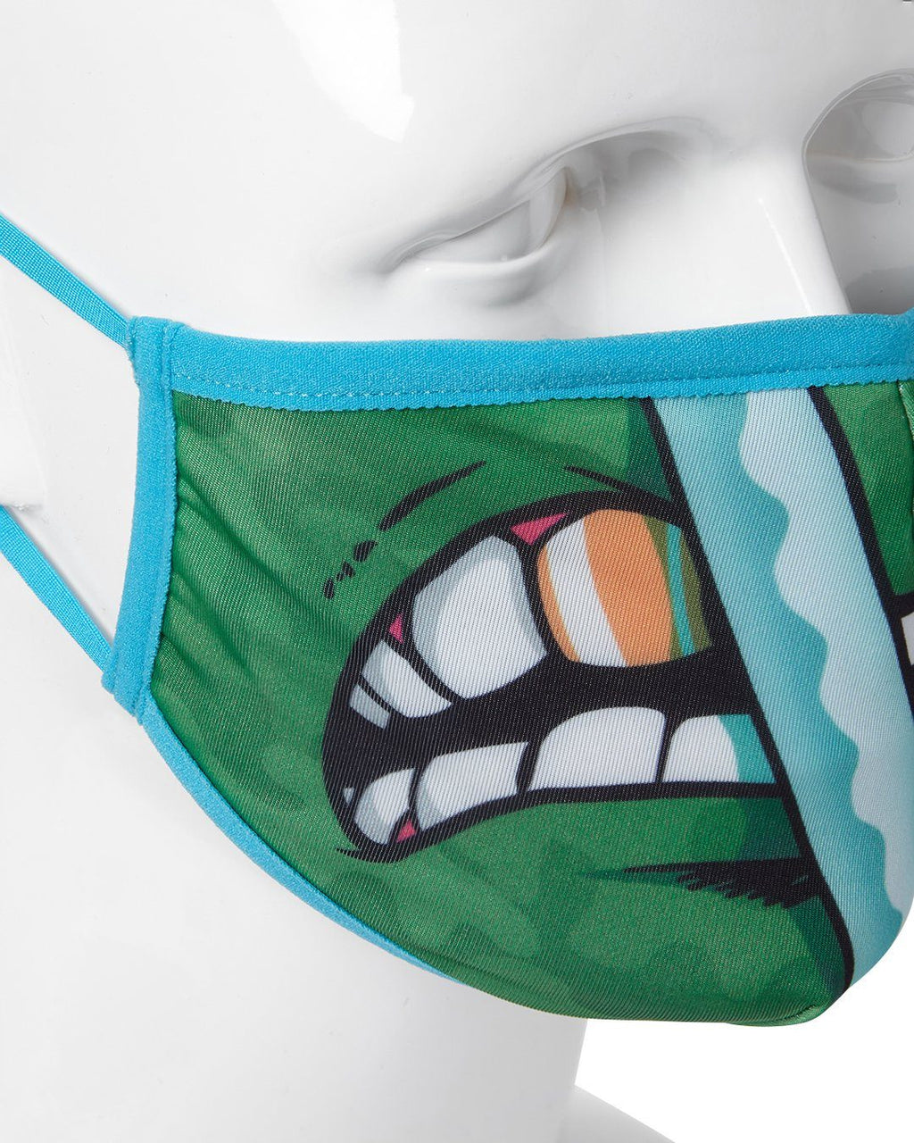 ADULT TMNT: LEONARDO SHARK FORM FITTING FACE-COVERING