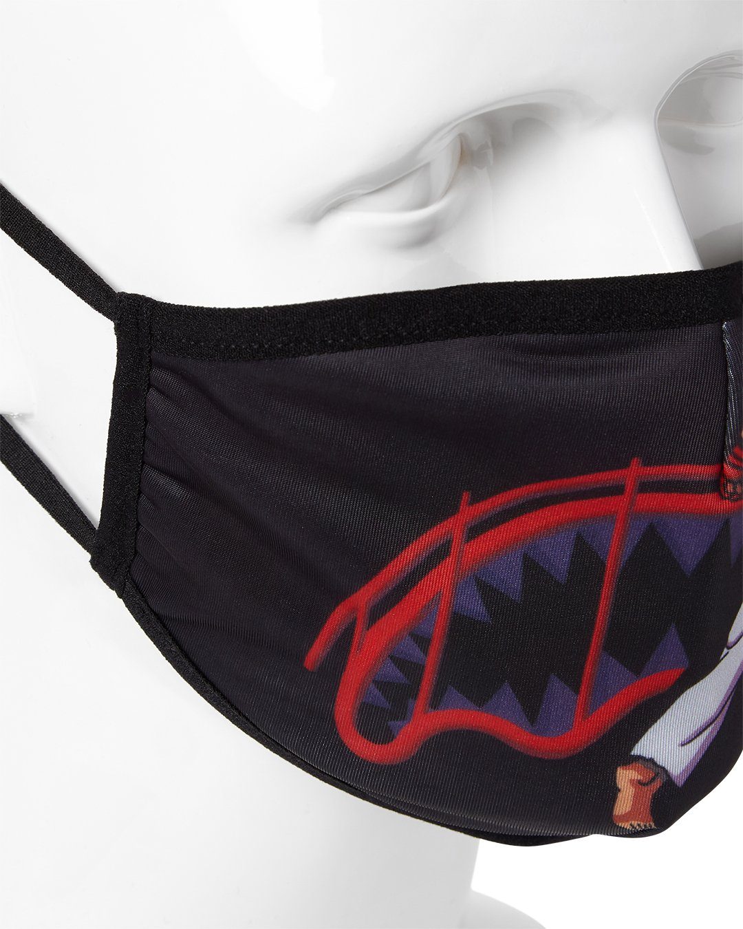 ADULT STREET FIGHTER RYU SHARK FORM FITTING FACE-COVERING