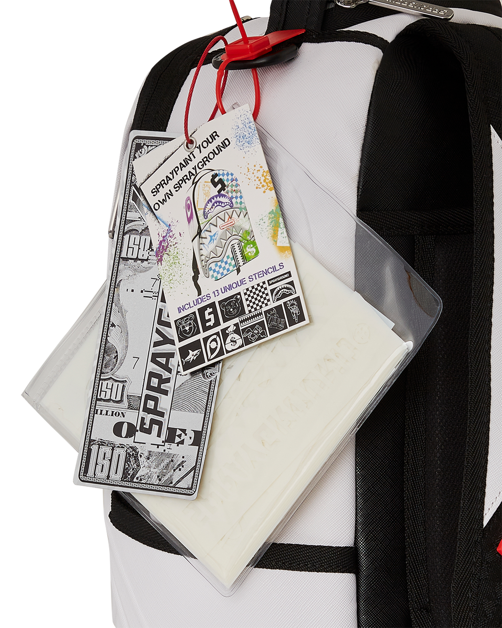 GRAFFITI ARTIST - DESIGN YOUR OWN BACKPACK - 9 STENCILS INCLUDED